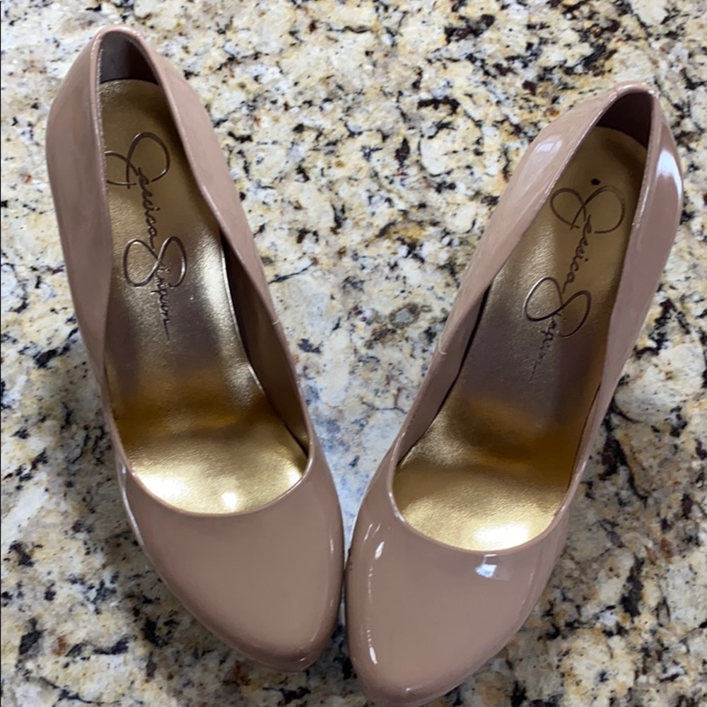 Tan Jessica Simpson Heels